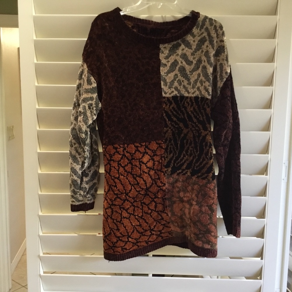 Animal print SWEATER